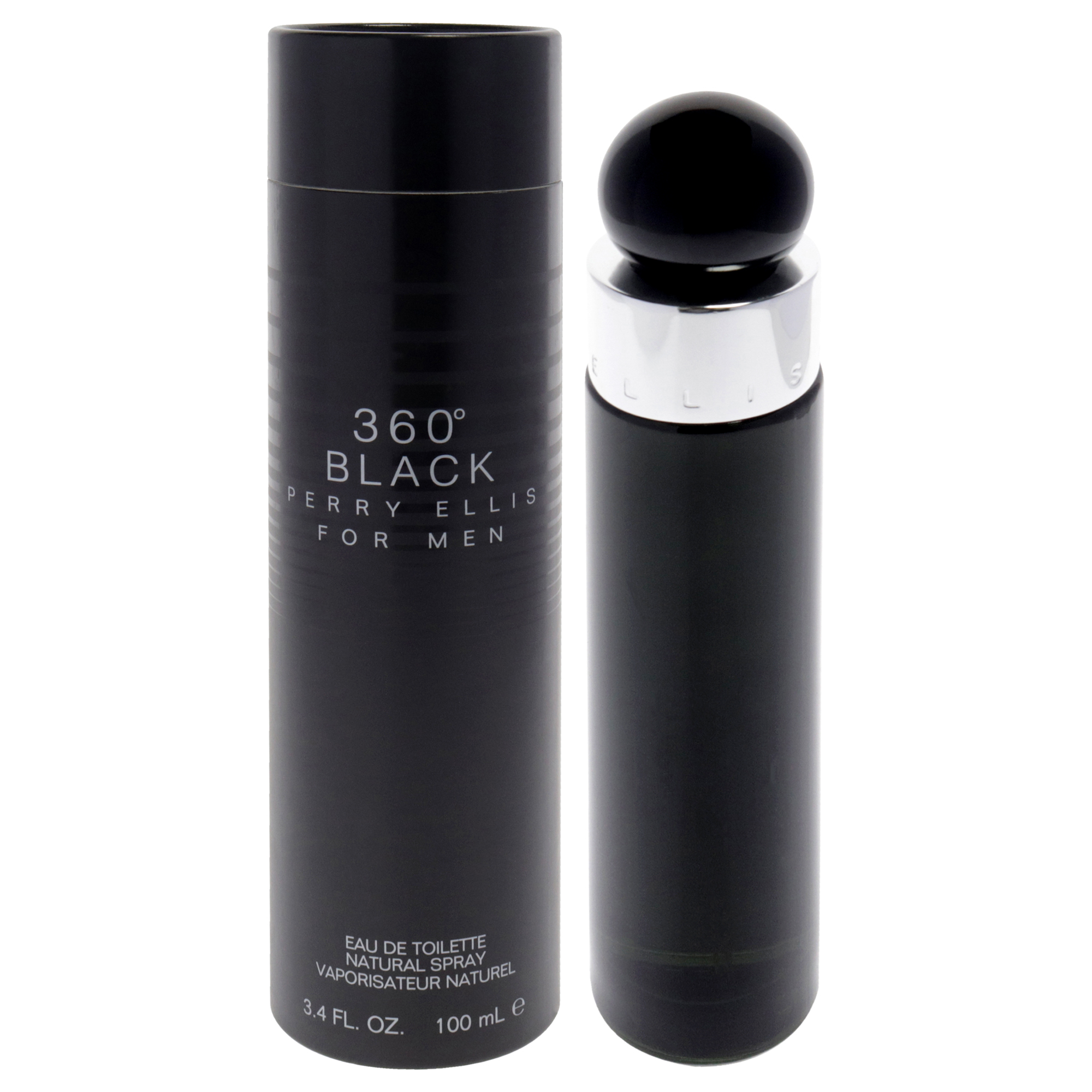 360 Black By Perry Ellis For Men 34 Oz Edt Spray